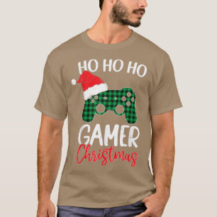Camiseta Ho Ho Gamer Natal Videos games Gaming L