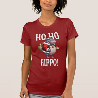 Camiseta Ho Ho Hippo Christmas Humor Design