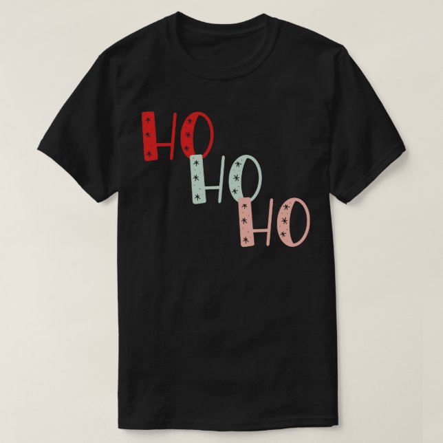 Camiseta Ho Ho Ho (Frente do Design)