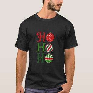 Camiseta Ho Ho Ho Christmas Family Matching Casal Ho