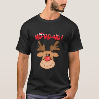 Camiseta  Ho Ho Ho Dill Doe - Motif renne de Noël
