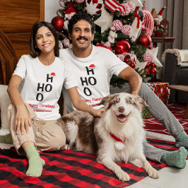 Camiseta Ho Ho Ho: Feliz Natal