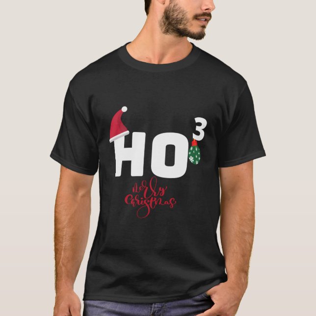 Camiseta Ho Ho Ho Feliz Natal Ho3 (Frente)