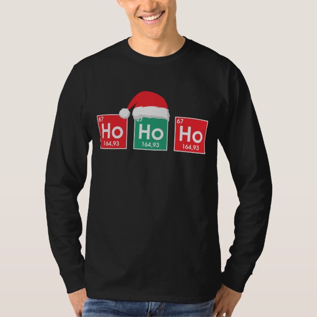 Camiseta Ho Ho Ho | Natal Humor com Nerd Periódico (Frente)