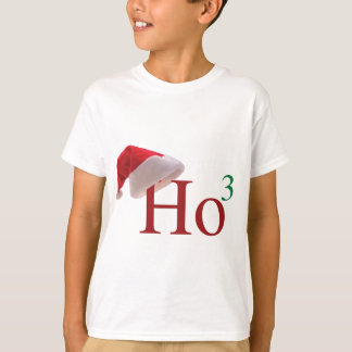 Camiseta Ho Ho Ho o Natal 3 ao ó poder projeta