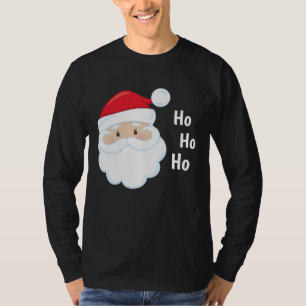 Camiseta Ho Ho Ho Papais noeis Enfrentam Férias de Natal Ve