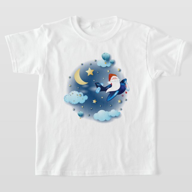 Camiseta Ho ho ho! Papais noeis no avião (Postura )