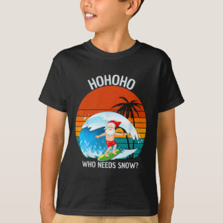 Camiseta Ho Ho Ho Quem Precisa de Neve Natal Em Julho Diver