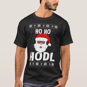 Camiseta Ho Ho Hodl Crypto Papais noeis de Natal Cryptocurr