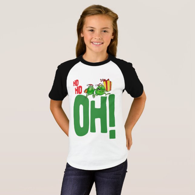 Camiseta Ho ho oh Natal (Frente Completa)