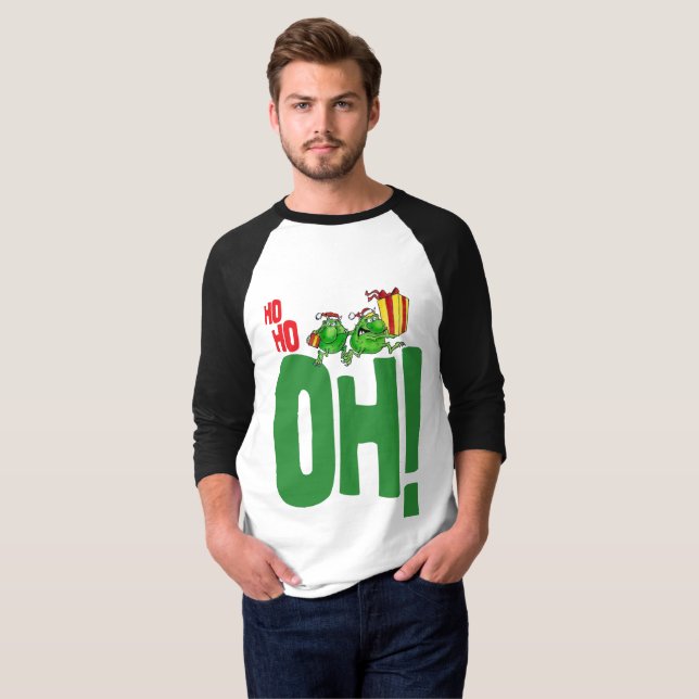 Camiseta Ho ho oh Natal (Frente Completa)