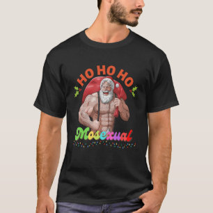 Camiseta Ho Ho Papais noeis Gay Mosexuais LGBT Orgulho gay