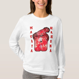 Camiseta HO HO Papais noeis Natal HakunaMatata Gift Camiset