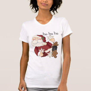 Camiseta Ho Ho Papais noeis T-shirts e presentes