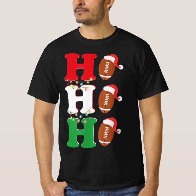 Camiseta Ho Ho Santa Hat - Natal (Frente)