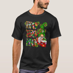 Camiseta Ho Ho Western Christmas Gnomo Feliz Natal L