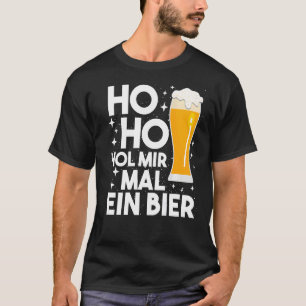 Camiseta Ho Hol Mir Mal Uma Cerveja Engraçada Bebida De Nat