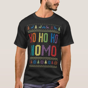 Camiseta Ho Homo Natal Gay Engraçado Papais noeis LGBT Ug