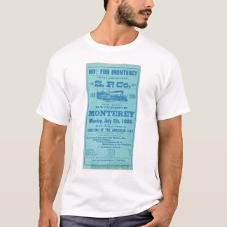 Camiseta Ho para Monterey assim. Propaganda pacífica