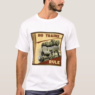 Camiseta HO t-shirt da regra dos trens