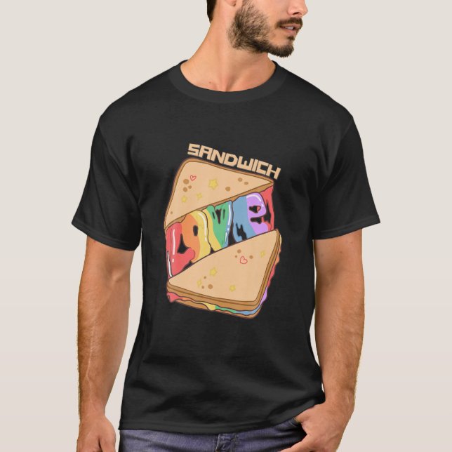 Camiseta Hoagie Sub-Artist E Sandwich Maker - Sandwich Ga (Frente)