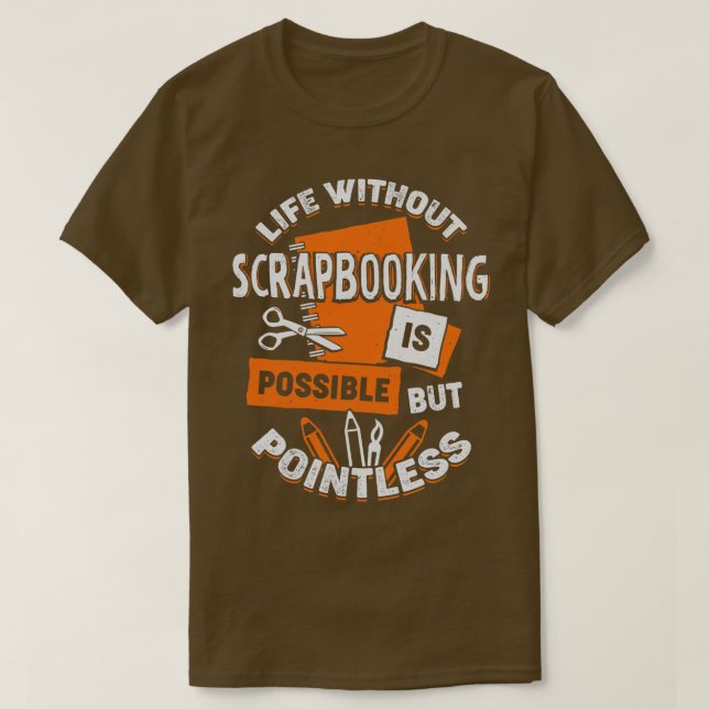 Camiseta Hob de Scrapbooking (Frente do Design)