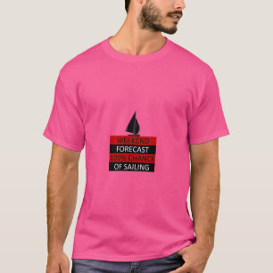 Camiseta Hob do Navegador de Navegação de Previsão de Fim d