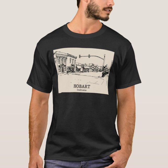 Camiseta Hobart Indiana SuperDimensionado (Frente)