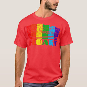 Camiseta Hobart Pride Hobart LGBT Oferece apoio LGBTQ