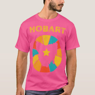 Camiseta Hobart Tasmânia Vintage angustiou Souvenir 1