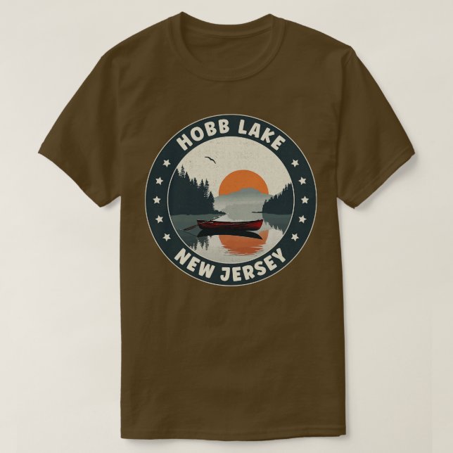 Camiseta Hobb Lake New Jersey Sunset (Frente do Design)