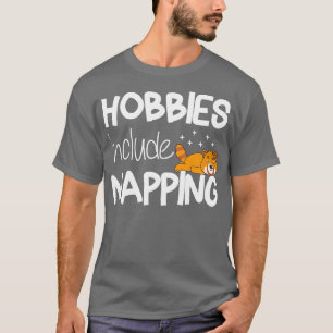 Camiseta Hobbies engraçados de guaxinim preguiçoso e Design