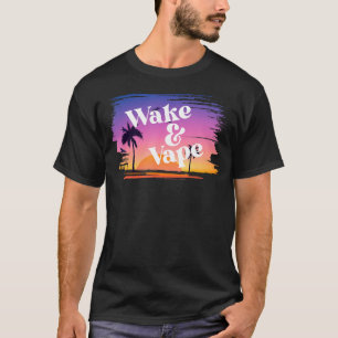 Camiseta Hobbista e Nicotine Fi do Vapito Sunrise do acorda