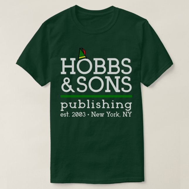 Camiseta Hobbs e Filos Publicando TShirt (Frente do Design)