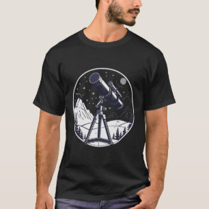 Camiseta Hobby astronômico do telescópio Starging