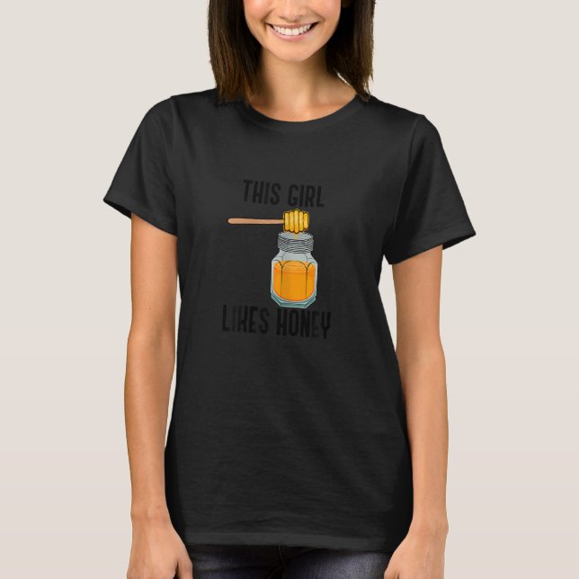 Camiseta Hobby Beekeeper Eating Honey Nature Wildlife (Frente)