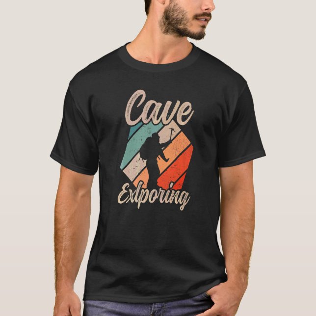 Camiseta Hobby Cave Explorar Caving Explorer (Frente)
