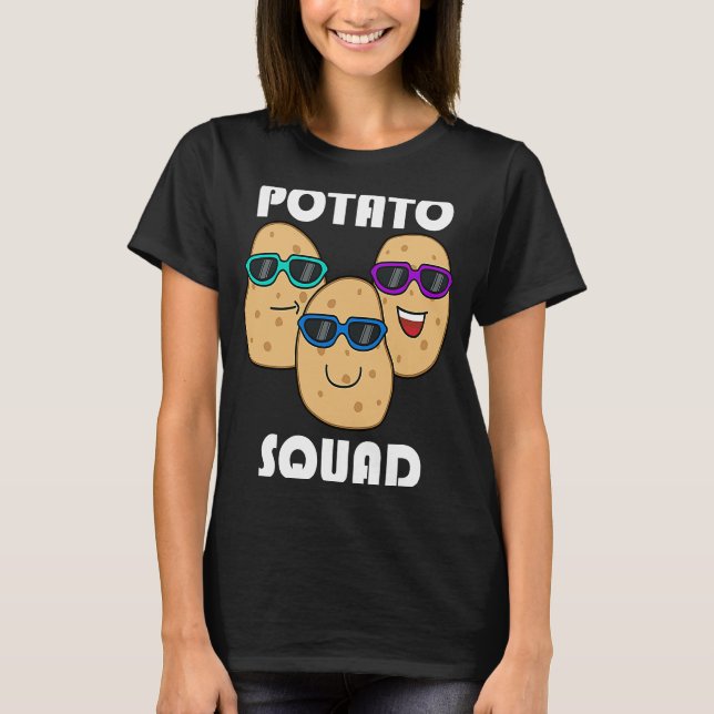 Camiseta Hobby Chef Potatoe Squad Ironic Saying Vegetables (Frente)