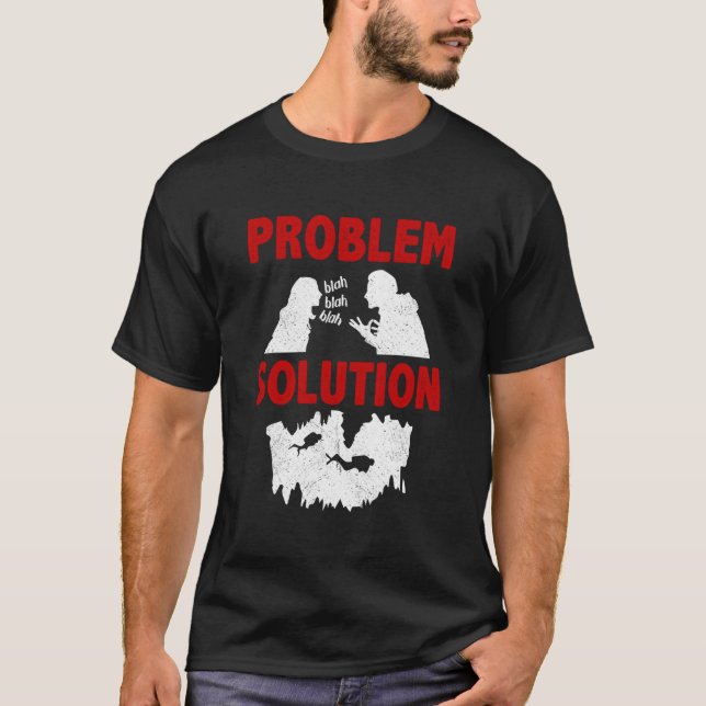 Camiseta Hobby da solução de problemas de mergulho em caver (Frente)