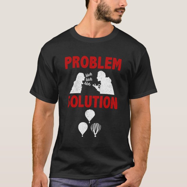 Camiseta Hobby da solução de problemas do piloto de balonag (Frente)