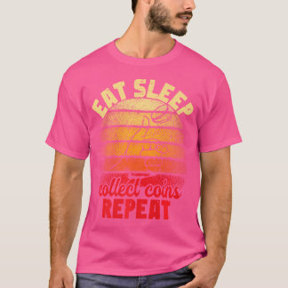 Camiseta Hobby de Colecionador de Moedas Pennies Amante de