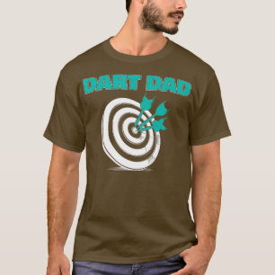 Camiseta hobby desportivo do pai pai dardos