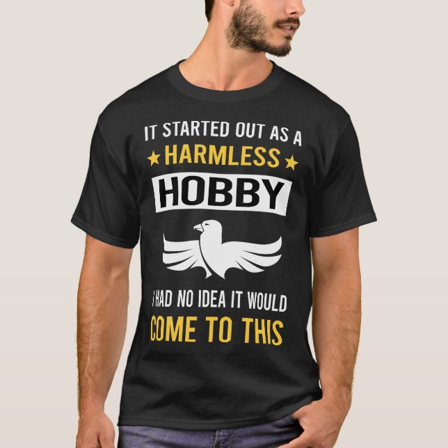 Camiseta Hobby Falconry Falconry, sem perigo (Frente)