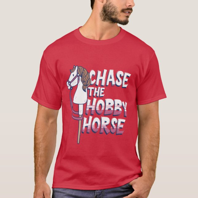 Camiseta Hobby Horsing Chase the Hobby Horse retro (Frente)