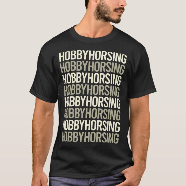 Camiseta Hobby Horsing Horse Hobbyoring Hobbycavalo (Frente)