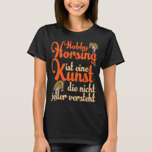 Camiseta Hobby Horsing Horse Sport Equestrian Girls