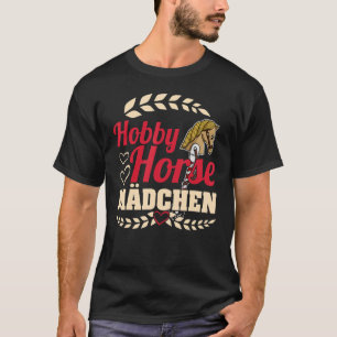 Camiseta Hobby Horsing Horse Sport Equestrian Girls