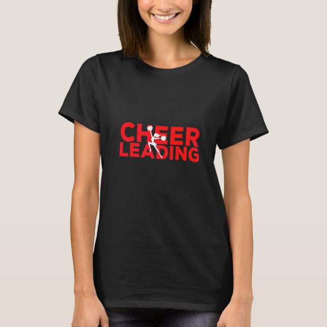 Camiseta Hobby Líder De Cheerhead Com Dentro De Sombra (Frente)
