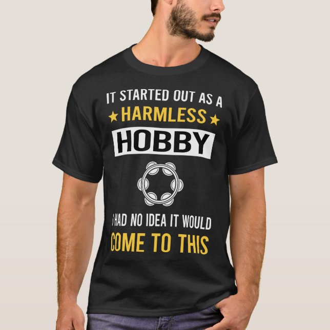 Camiseta Hobby sem Harmores Tambourine (Frente)
