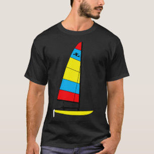 Camiseta Hobie 14 Catamaran Sailboat Yellow